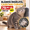 Perie Îngrijire pentru Pisici cu Iarbă de Mâță, Colectează Părul