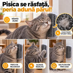 Perie Îngrijire pentru Pisici cu Iarbă de Mâță, Colectează Părul